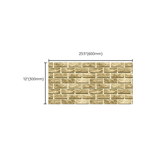 Artificial Brick Panel Wall Farmhouse Style Simple Home Living Room Wall Plate (5-pack) Clearhalo 'Flooring 'Home Improvement' 'home_improvement' 'home_improvement_wall_paneling' 'Wall Paneling' 'wall_paneling' 'Walls & Ceilings' Walls and Ceiling' 1200x1200_6597bdb8-8481-447d-939e-696a8d157ac9