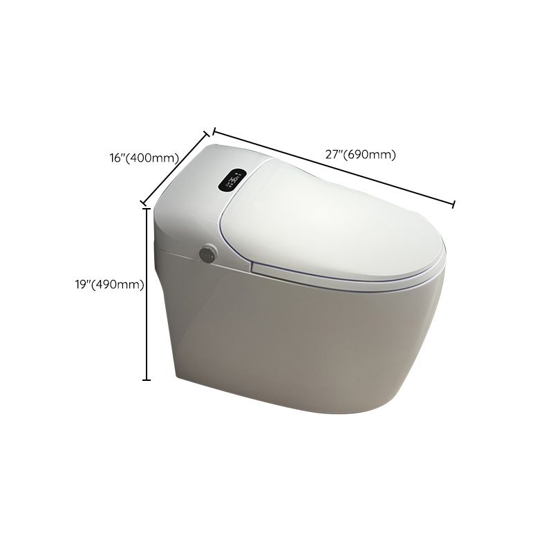 White Elongated Floor Standing Bidet Home Heated Seat All-in-One Bidet Clearhalo 'Bathroom Remodel & Bathroom Fixtures' 'Bidets' 'Home Improvement' 'home_improvement' 'home_improvement_bidets' 'Toilets & Bidets' 1200x1200_65acb967-2ac6-44fe-9197-eb3a6bbd39df