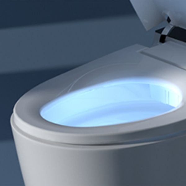 Foot Sensor Contemporary 18.5" Tall Ceramic Elongated Floor Standing Bidet Clearhalo 'Bathroom Remodel & Bathroom Fixtures' 'Bidets' 'Home Improvement' 'home_improvement' 'home_improvement_bidets' 'Toilets & Bidets' 1200x1200_65ff3b97-ad34-4056-87b3-c79d590bc2da