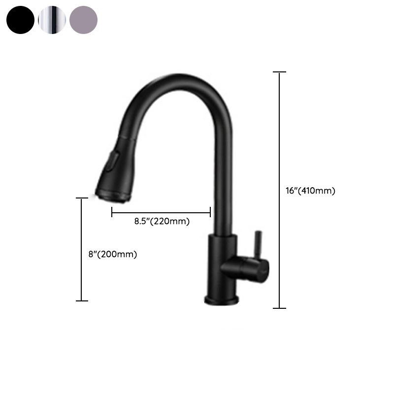 Industrial Single Level Kitchen Faucet Lead Free One Hold Tub Filler Trim Clearhalo 'bathroom_sink_faucets' 'Conjuntos de Torneiras de Lavatório e Banheiro' 'home_improvement' 'home_improvement_bathroom_sink_faucets' 'Mobiliário Doméstico' 'Página inicial' 'Renovação e equipamento de casa de banho' 'Torneira para lavatório de banheiro' 1200x1200_6606243b-1ef0-4209-a110-5063e2110220