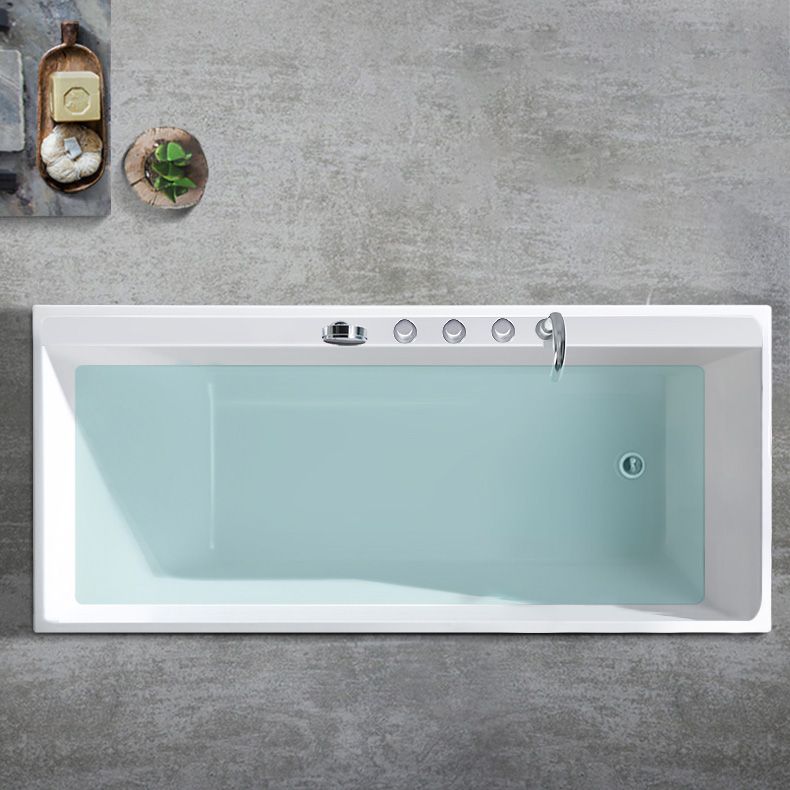 Freestanding Antique Finish Soaking Bathtub Rectangular Modern Bath Tub Clearhalo 'Bathroom Remodel & Bathroom Fixtures' 'Bathtubs' 'Home Improvement' 'home_improvement' 'home_improvement_bathtubs' 'Showers & Bathtubs' 1200x1200_660a5b55-2693-4ce1-a11e-a35c0a05ac79