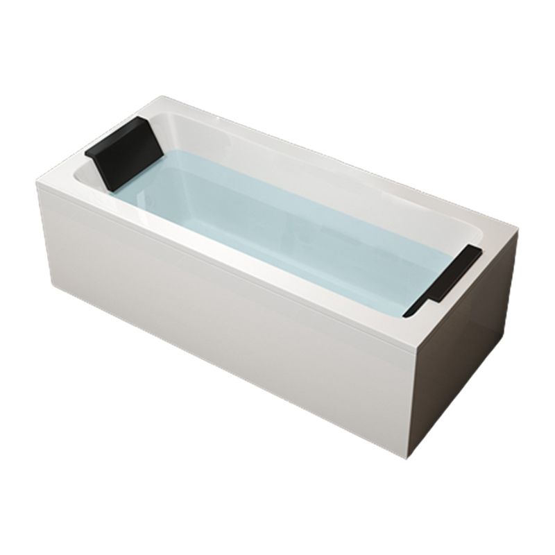 Modern Acrylic Bathtub Right-Hand Drain and Overflow Trim Bath Tub Clearhalo 'Bathroom Remodel & Bathroom Fixtures' 'Bathtubs' 'Home Improvement' 'home_improvement' 'home_improvement_bathtubs' 'Showers & Bathtubs' 1200x1200_6613384c-9482-4919-bb1f-10d0248ed18b