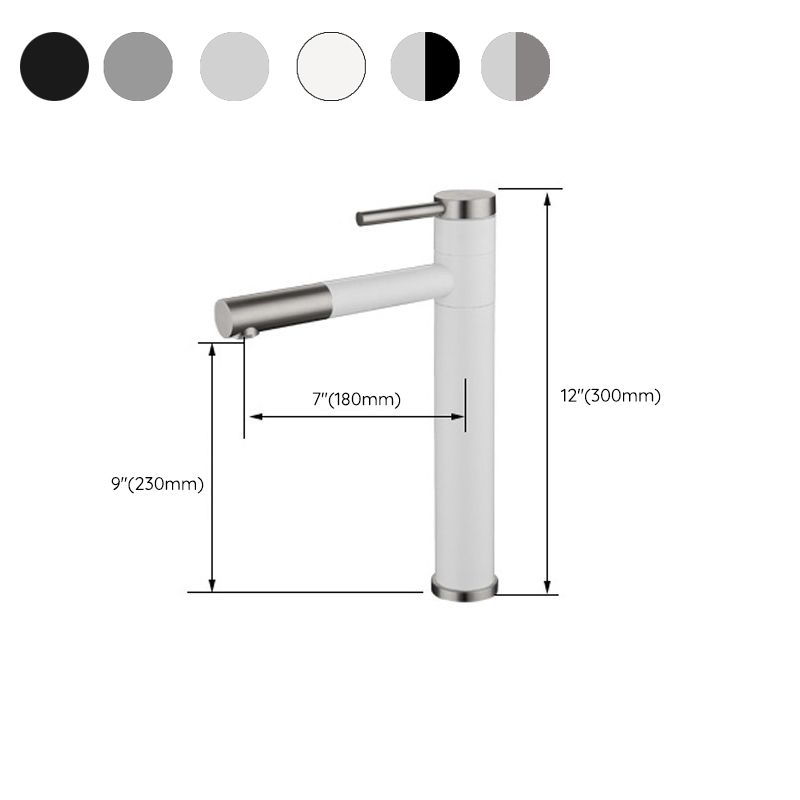 Modern Vessel Sink Faucet Stainless Steel Single Handle Low Arc Retractable Vessel Faucet Clearhalo 'Bathroom Remodel & Bathroom Fixtures' 'Bathroom Sink Faucets' 'Bathroom Sinks & Faucet Components' 'bathroom_sink_faucets' 'Home Improvement' 'home_improvement' 'home_improvement_bathroom_sink_faucets' 1200x1200_66375c94-fa4b-4190-9e15-a5859ea7024a