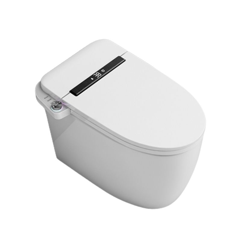 White Ceramic Contemporary Foot Sensor Elongated Heated Seat Floor Standing Bidet Clearhalo 'Bathroom Remodel & Bathroom Fixtures' 'Bidets' 'Home Improvement' 'home_improvement' 'home_improvement_bidets' 'Toilets & Bidets' 1200x1200_669a859c-3a9a-49fa-9cbe-cd822f452eb0