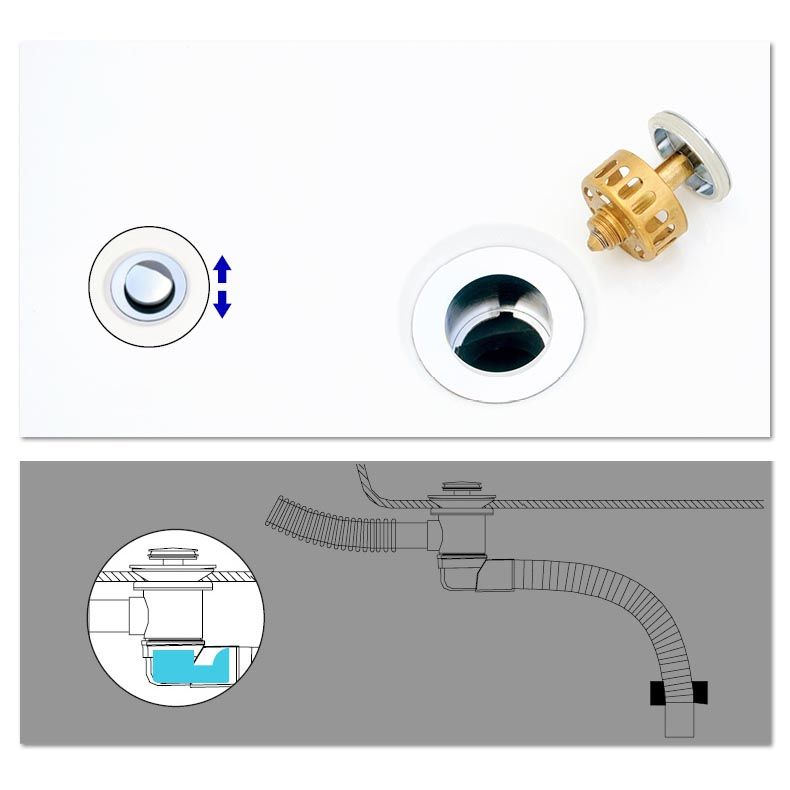 Modern Round Acrylic Bath Tub 26.77" H Freestanding Bathtub for Home Clearhalo 'Bathroom Remodel & Bathroom Fixtures' 'Bathtubs' 'Home Improvement' 'home_improvement' 'home_improvement_bathtubs' 'Showers & Bathtubs' 1200x1200_66f88f6d-e4e1-43e5-9f98-4c299cc2c709