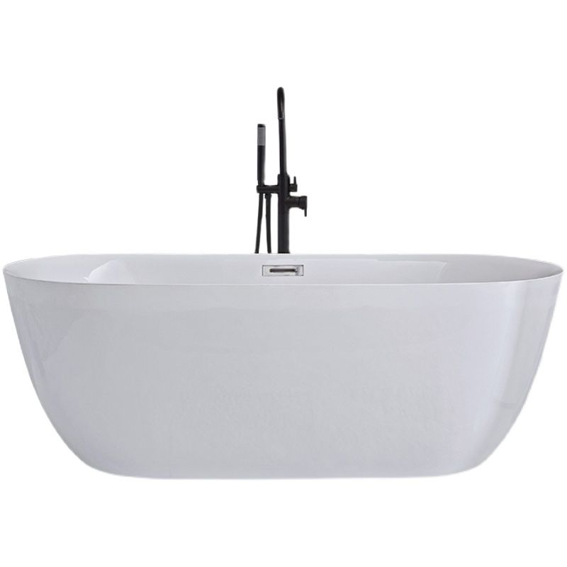 Antique Finish Stand Alone Bathtub Modern Oval Soaking Bath Tub Clearhalo 'Bathroom Remodel & Bathroom Fixtures' 'Bathtubs' 'Home Improvement' 'home_improvement' 'home_improvement_bathtubs' 'Showers & Bathtubs' 1200x1200_6709148d-8fa0-42e5-9f71-c153e5abfc7e