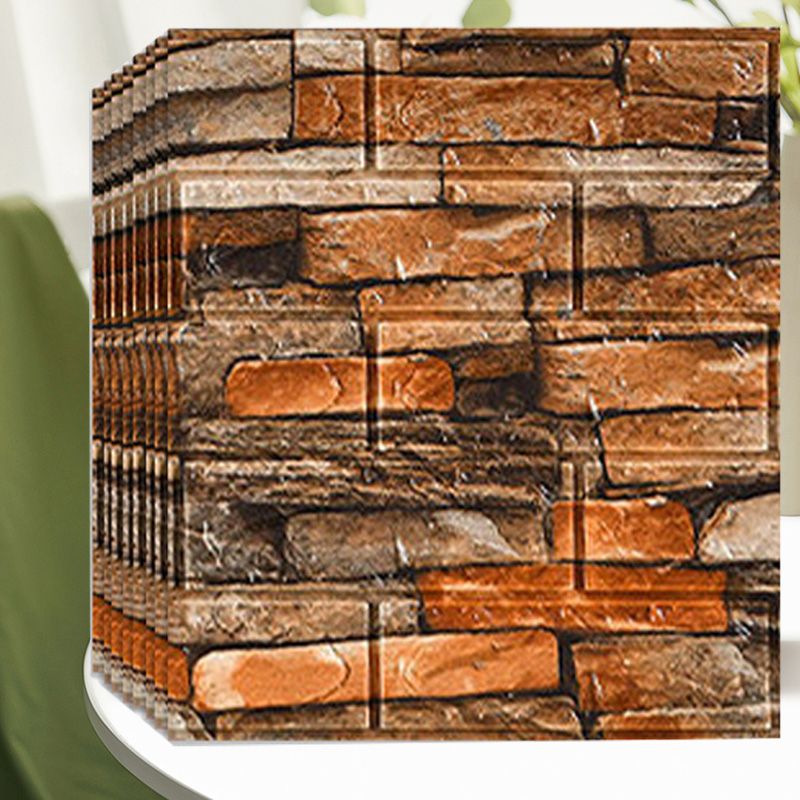 Farmhouse Wall Plank 3D Brick Living Room Wall Panels Set of 2 Clearhalo 'Flooring 'Home Improvement' 'home_improvement' 'home_improvement_wall_paneling' 'Wall Paneling' 'wall_paneling' 'Walls & Ceilings' Walls and Ceiling' 1200x1200_67825a06-1b93-4604-bf63-a18846477f51