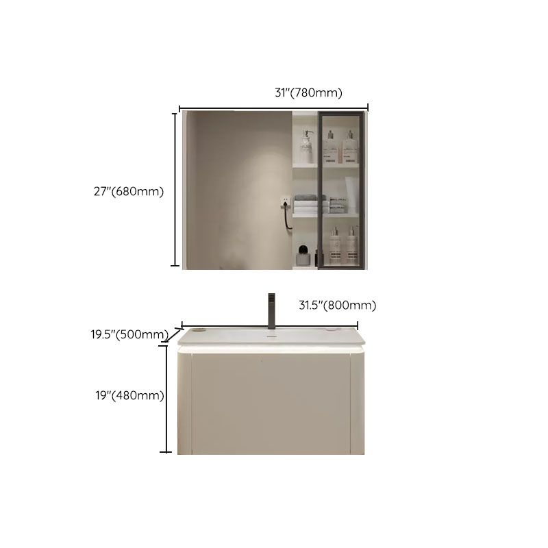 Wall Mounted Standard White Single-Sink Open Console with Sink Set Clearhalo 'Bathroom Remodel & Bathroom Fixtures' 'Bathroom Vanities' 'bathroom_vanities' 'Home Improvement' 'home_improvement' 'home_improvement_bathroom_vanities' 1200x1200_67976a8f-c0f0-4a2b-ab8f-24fcd9bdd372