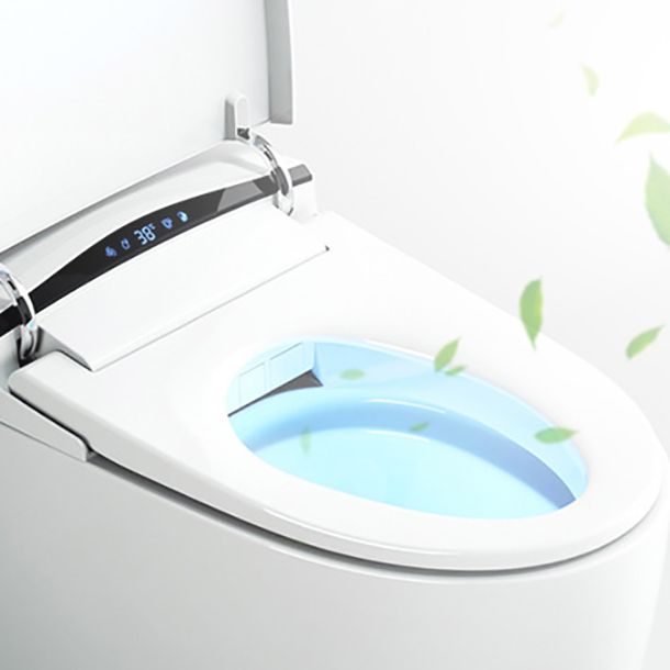 White Elongated Floor Mount Bidet Stain Resistant Floor Standing Bidet with Heated Seat Clearhalo 'Bathroom Remodel & Bathroom Fixtures' 'Bidets' 'Home Improvement' 'home_improvement' 'home_improvement_bidets' 'Toilets & Bidets' 1200x1200_67b950a7-65a3-4614-bd3b-ee7f5aa9496d