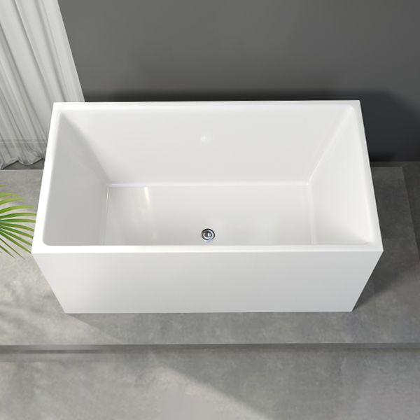 Soaking Rectangular Bathtub Antique Finish Freestanding Bath Tub Clearhalo 'Bathroom Remodel & Bathroom Fixtures' 'Bathtubs' 'Home Improvement' 'home_improvement' 'home_improvement_bathtubs' 'Showers & Bathtubs' 1200x1200_67d2f113-0f05-447d-aa11-5acb0f005a91