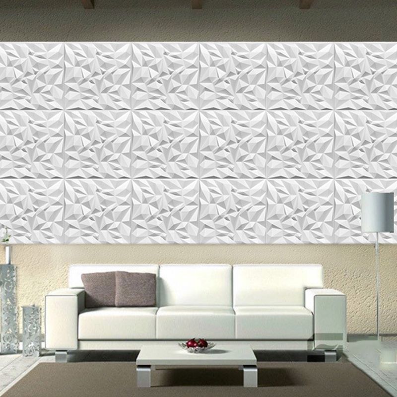 Modern Square Interior Wall Paneling Peel and Stick 3D Embossed Wall Paneling Clearhalo 'Flooring 'Home Improvement' 'home_improvement' 'home_improvement_wall_paneling' 'Wall Paneling' 'wall_paneling' 'Walls & Ceilings' Walls and Ceiling' 1200x1200_68071afb-6a53-44c5-baec-1011b116d5dd