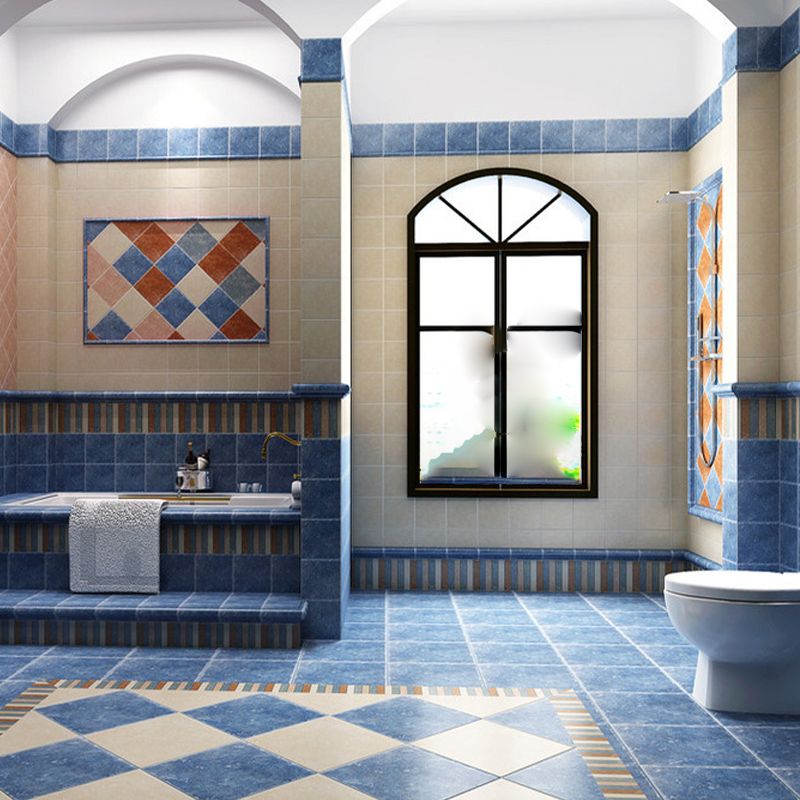 Floor Tiles Square Ceramic Matte Vintage Scratch Resistant Floor Tiles Clearhalo 'Floor Tiles & Wall Tiles' 'floor_tiles_wall_tiles' 'Flooring 'Home Improvement' 'home_improvement' 'home_improvement_floor_tiles_wall_tiles' Walls and Ceiling' 1200x1200_683db4a5-ba7b-43a9-bdb6-fa1d09dba7ac