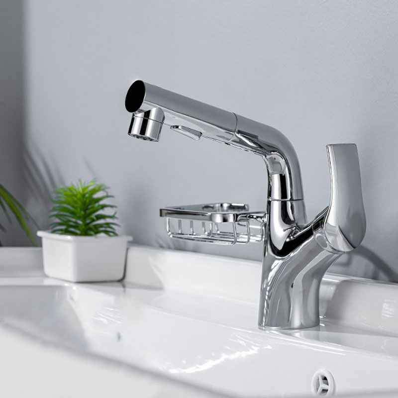 Industrial Sink Faucet Solid Color Centerset Bathroom Sink Faucet with Drain Assembly Clearhalo 'bathroom_sink_faucets' 'Conjunta de Baño y Conjunta de Grifo' 'Coronamiento de Baño y Dispositivo de Baño' 'Grifo del lavabo del baño' 'Hogar' 'home_improvement' 'home_improvement_bathroom_sink_faucets' 'Mejoras para el hogar' 1200x1200_686bf466-6d2c-4616-bd1c-96780df735df