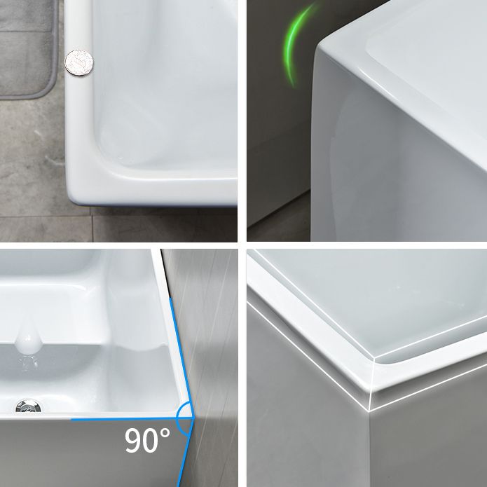 Modern Rectangular Bathtub Center Acrylic Stand Alone Soaking Bath Clearhalo 'Bathroom Remodel & Bathroom Fixtures' 'Bathtubs' 'Home Improvement' 'home_improvement' 'home_improvement_bathtubs' 'Showers & Bathtubs' 1200x1200_68962c78-13cf-477f-b6ca-540571b14e75