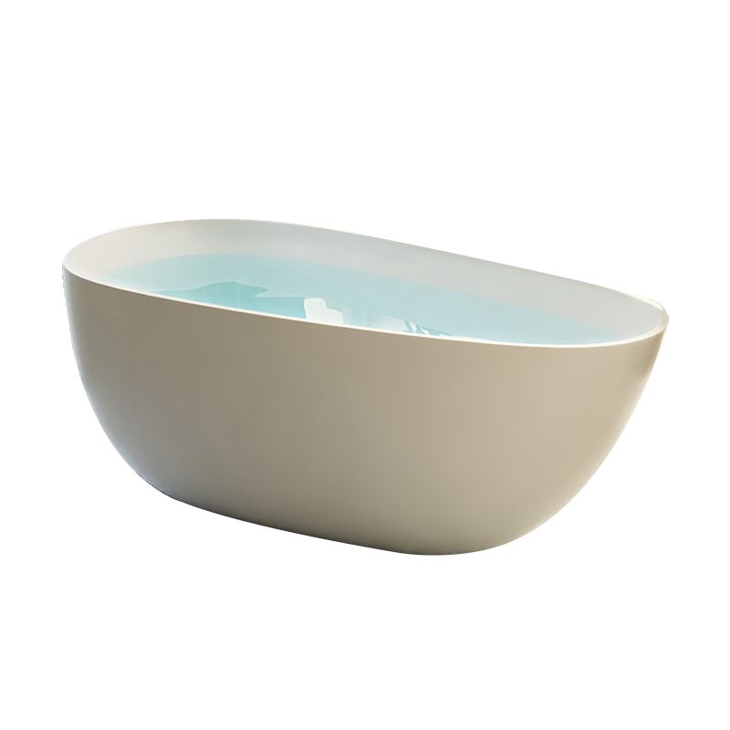 Acrylic-Fiberglass Oval Bathtub Contemporary Soaking Bathtub with Drain and Overflow Trim Clearhalo 'Bathroom Remodel & Bathroom Fixtures' 'Bathtubs' 'Home Improvement' 'home_improvement' 'home_improvement_bathtubs' 'Showers & Bathtubs' 1200x1200_68bd869a-8bc2-461d-b800-2362a7781e6b