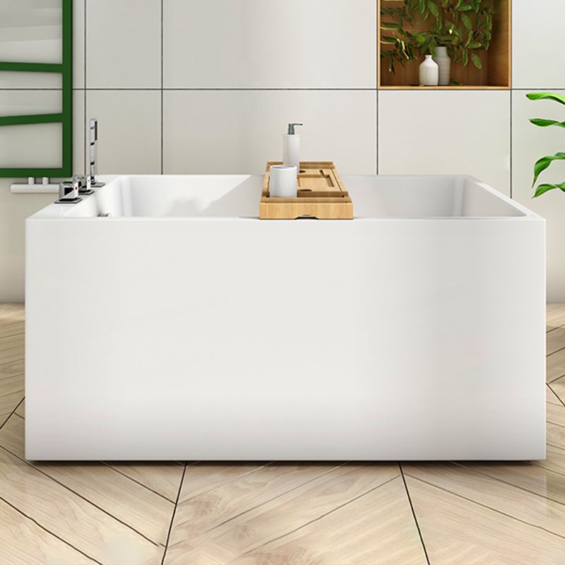 Soaking Bathtub Antique Finish Rectangular Back to Wall Bath Tub Clearhalo 'Bathroom Remodel & Bathroom Fixtures' 'Bathtubs' 'Home Improvement' 'home_improvement' 'home_improvement_bathtubs' 'Showers & Bathtubs' 1200x1200_68bf15eb-02ee-45dd-a4eb-202123bf6e63