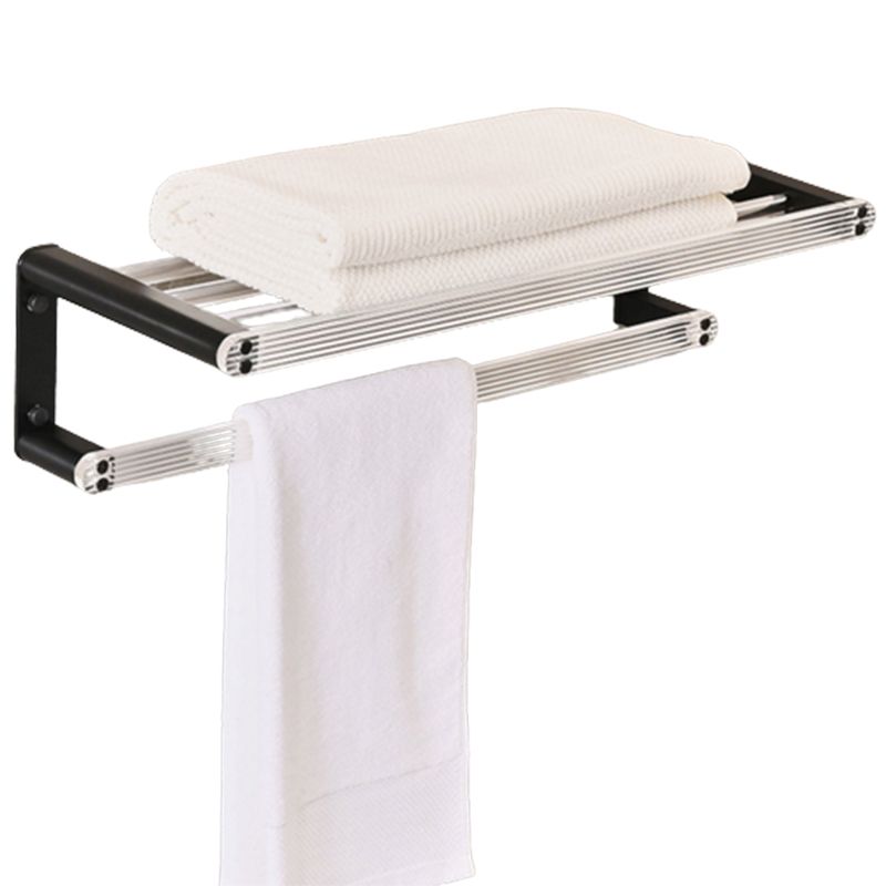 Modern Bathroom Accessory Kit Black Towel Bar Bath Shelf Bathroom Hardware Set Clearhalo 'Bathroom Hardware Sets' 'Bathroom Hardware' 'Bathroom Remodel & Bathroom Fixtures' 'bathroom_hardware_sets' 'Home Improvement' 'home_improvement' 'home_improvement_bathroom_hardware_sets' 1200x1200_68e0e879-5aa8-4db5-92ac-0643826f9bc7