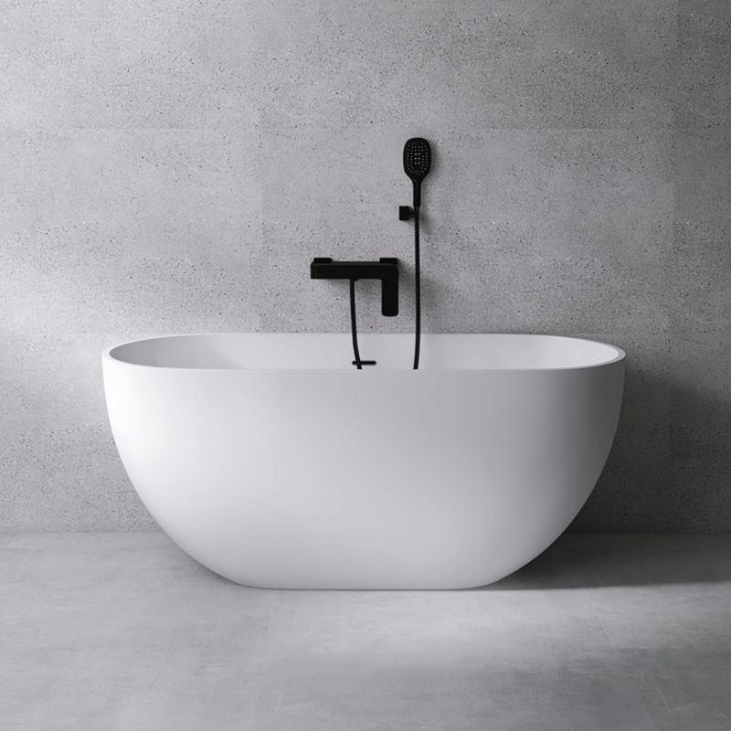 Acrylic Oval Soaking Bath White Freestanding Bath Tub for Bathroom Clearhalo 'Bathroom Remodel & Bathroom Fixtures' 'Bathtubs' 'Home Improvement' 'home_improvement' 'home_improvement_bathtubs' 'Showers & Bathtubs' 1200x1200_68e9ef92-53f3-4da0-9df2-d6d632bf5b61