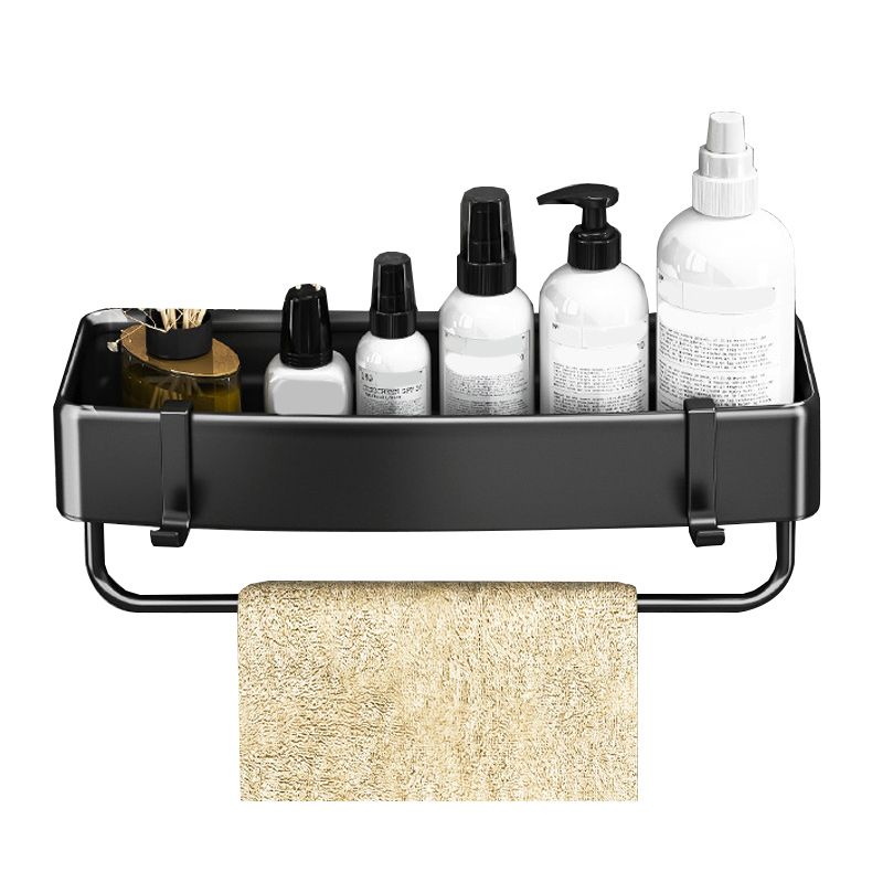 Modern Black and White Metal Bath Hardware Set Bath Shelf Bathroom Hardware Set Clearhalo 'Bathroom Hardware Sets' 'Bathroom Hardware' 'Bathroom Remodel & Bathroom Fixtures' 'bathroom_hardware_sets' 'Home Improvement' 'home_improvement' 'home_improvement_bathroom_hardware_sets' 1200x1200_695efb58-31f9-41fe-8649-6d0ea7a7f13e