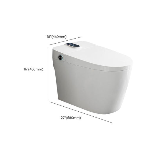 Contemporary Floor Standing Bidet in White Elongated Toilet Clearhalo 'Bathroom Remodel & Bathroom Fixtures' 'Bidets' 'Home Improvement' 'home_improvement' 'home_improvement_bidets' 'Toilets & Bidets' 1200x1200_6980d985-e73e-4fcd-b06a-7dfd97a5df81