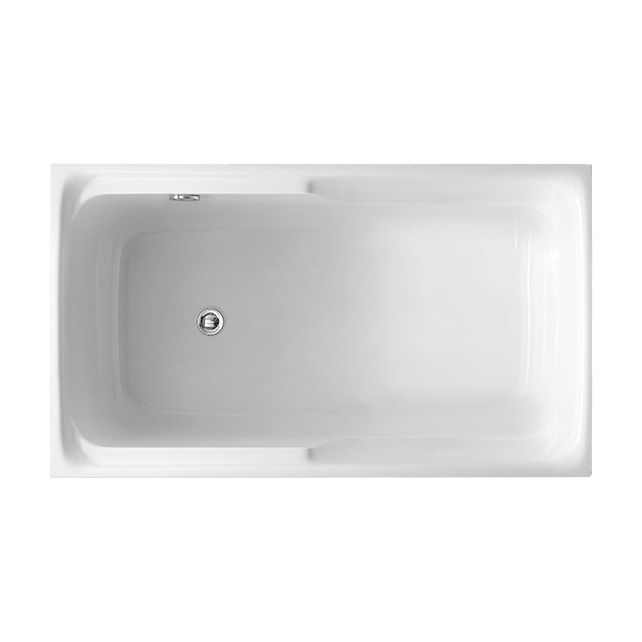 Back to Wall Small Tub Modern Soaking Rectangular Bathroom Bathtub Clearhalo 'Bathroom Remodel & Bathroom Fixtures' 'Bathtubs' 'Home Improvement' 'home_improvement' 'home_improvement_bathtubs' 'Showers & Bathtubs' 1200x1200_69b0e83e-4991-495a-9e17-aa704af0fcfd