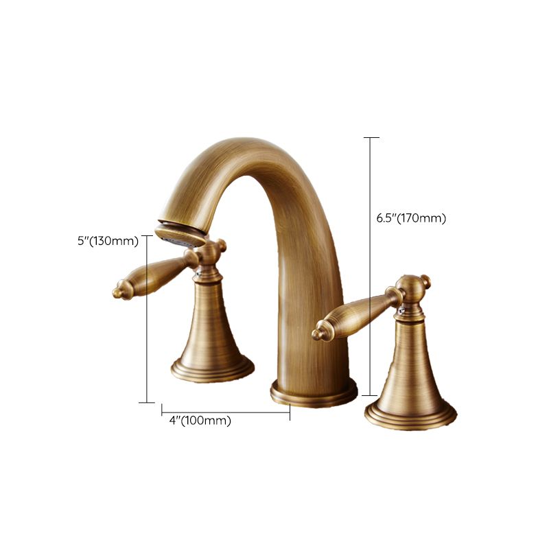 Widespread Bathroom Faucet 3 Hole Deck Mount Bathroom online Sink Faucet Roman Tub Fauc