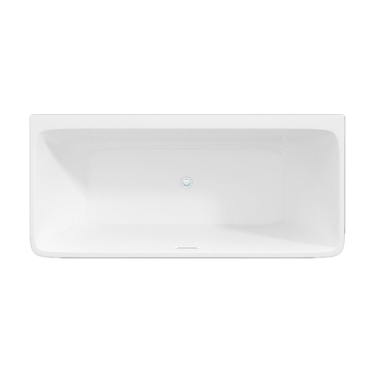 Modern Rectangular Drop-in Bathtub Acrylic White Bath Tub for Home Clearhalo 'Bathroom Remodel & Bathroom Fixtures' 'Bathtubs' 'Home Improvement' 'home_improvement' 'home_improvement_bathtubs' 'Showers & Bathtubs' 1200x1200_6a039000-5f77-4d29-8b4c-ab3ae2f83142
