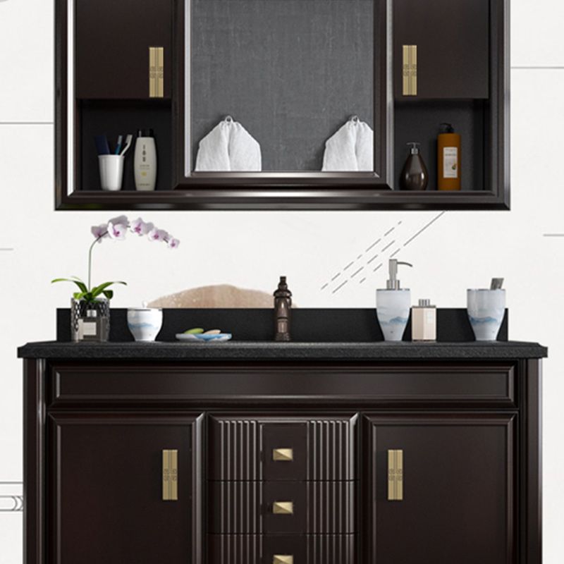 Traditional Wood Sink Vanity Solid Color Wall Mount Vanity Cabinet Clearhalo 'Bathroom Remodel & Bathroom Fixtures' 'Bathroom Vanities' 'bathroom_vanities' 'Home Improvement' 'home_improvement' 'home_improvement_bathroom_vanities' 1200x1200_6abe5771-3adb-4022-9739-3ac23004c21a