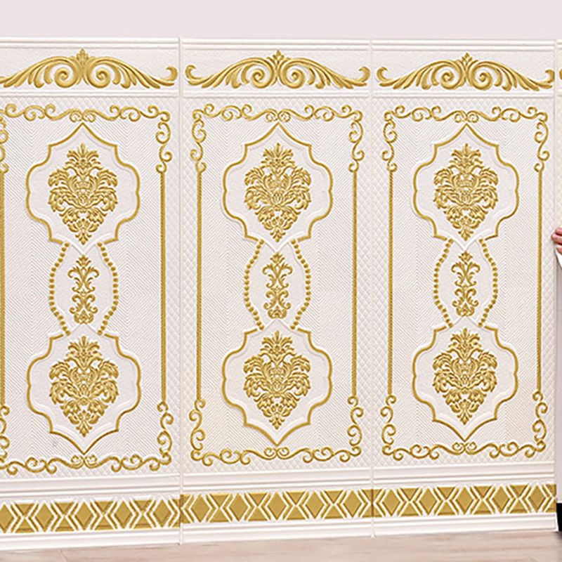 3D Embossed Wall Paneling Glam Style Waterproof Wall Paneling for Living Room Clearhalo 'Flooring 'Home Improvement' 'home_improvement' 'home_improvement_wall_paneling' 'Wall Paneling' 'wall_paneling' 'Walls & Ceilings' Walls and Ceiling' 1200x1200_6b1f8ca7-225f-4115-acf4-143b575ae9d3