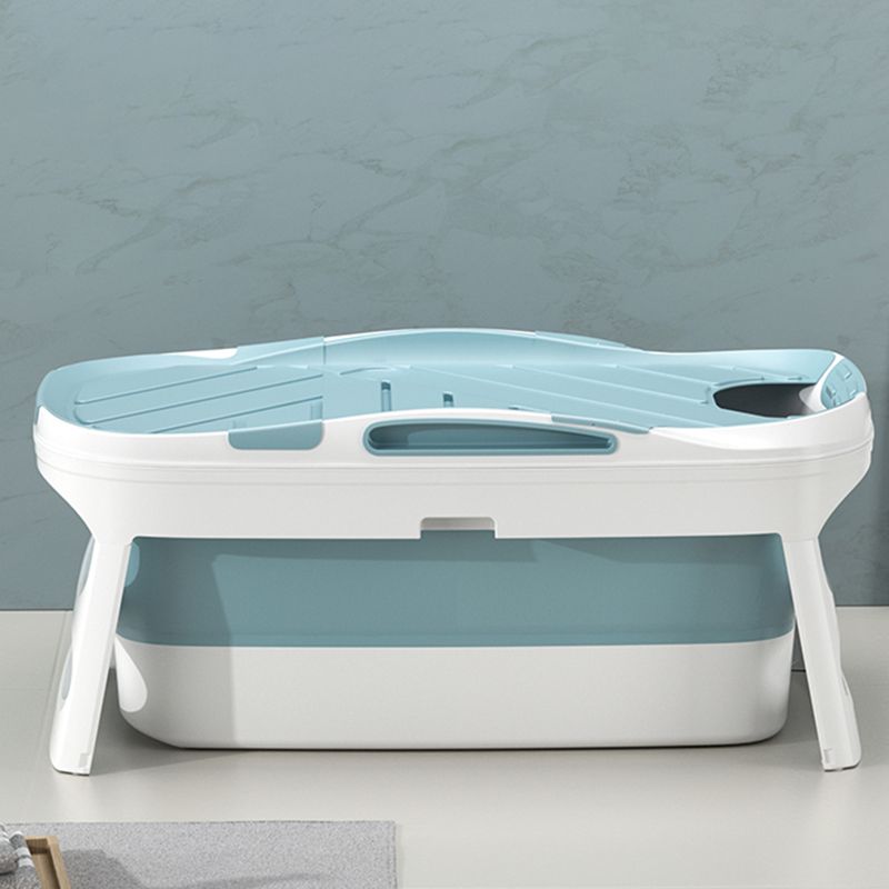 Plastic Rectangular Bath Tub Foldable Soaking Tub with Internal Drain Clearhalo 'Bathroom Remodel & Bathroom Fixtures' 'Bathtubs' 'Home Improvement' 'home_improvement' 'home_improvement_bathtubs' 'Showers & Bathtubs' 1200x1200_6b3b4b58-3afd-4335-ac50-2cd330d61f88