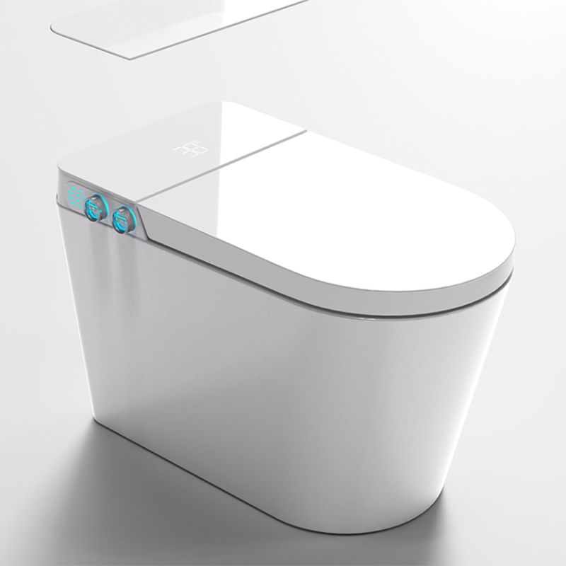 Floor Standing Bidet Contemporary Foot Sensor Dryer Ceramic Elongated Clearhalo 'Bathroom Remodel & Bathroom Fixtures' 'Bidets' 'Home Improvement' 'home_improvement' 'home_improvement_bidets' 'Toilets & Bidets' 1200x1200_6be0fd6e-ef6c-4c5c-bc5a-82560f687c86