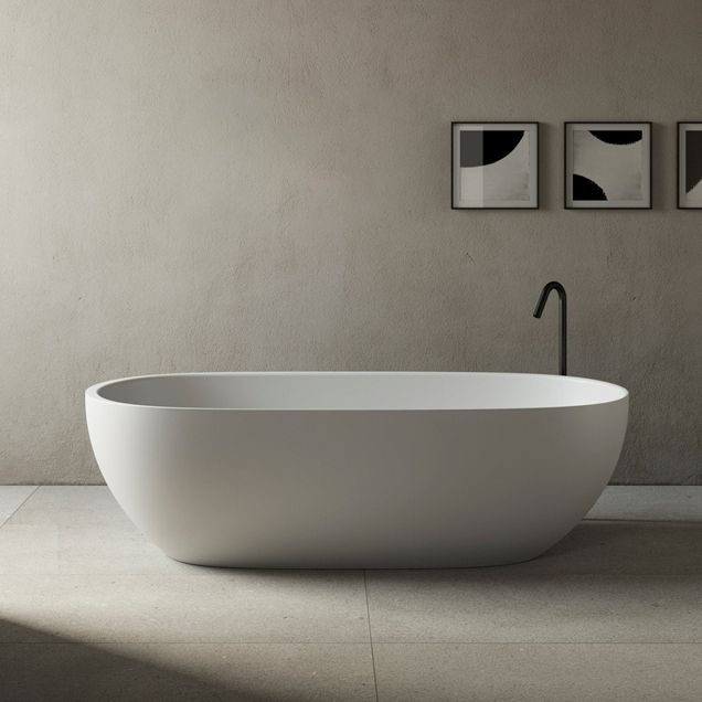 Modern Stone Bathtub Freestanding Soaking Bathtub , 29.53-inch Tall Clearhalo 'Bathroom Remodel & Bathroom Fixtures' 'Bathtubs' 'Home Improvement' 'home_improvement' 'home_improvement_bathtubs' 'Showers & Bathtubs' 1200x1200_6be7c1dd-5fe5-4f25-ab47-3ffd86c3e2c2