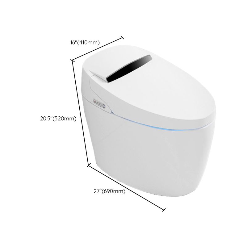 Modern Heated Seat Flush Toilet Floor Mount White Toilet with Toilet Seat Clearhalo 'Bathroom Remodel & Bathroom Fixtures' 'Home Improvement' 'home_improvement' 'home_improvement_toilets' 'Toilets & Bidets' 'Toilets' 1200x1200_6c28dbf7-963f-4b03-aaee-9f672d8c75fc