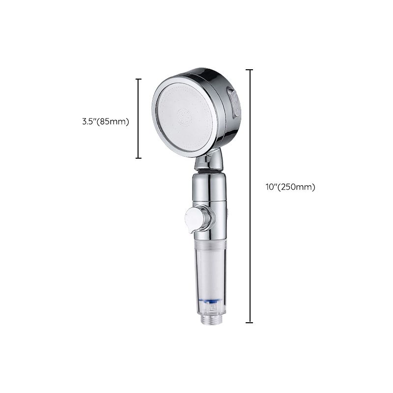 Modern Handheld Shower Head Sliver Round Standard Shower Heads Clearhalo 'Bathroom Remodel & Bathroom Fixtures' 'Home Improvement' 'home_improvement' 'home_improvement_shower_heads' 'Shower Heads' 'shower_heads' 'Showers & Bathtubs Plumbing' 'Showers & Bathtubs' 1200x1200_6c3b369d-820e-4e27-909c-24156721c347