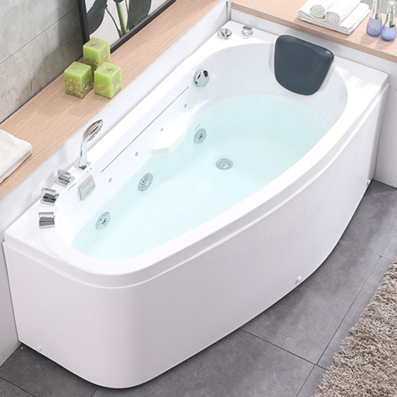 Modern Free Form Bathtub with Drain and Overflow Trim Acrylic Bath Clearhalo 'Bathroom Remodel & Bathroom Fixtures' 'Bathtubs' 'Home Improvement' 'home_improvement' 'home_improvement_bathtubs' 'Showers & Bathtubs' 1200x1200_6c4d6807-7fc2-4263-9d59-c6c150445d80