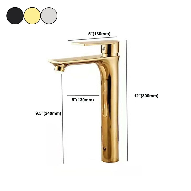 Modern Style Vessel Sink Faucet Lever Handle Copper Low Arc Vessel Faucet Clearhalo 'bathroom_sink_faucets' 'Conjunta de Baño y Conjunta de Grifo' 'Coronamiento de Baño y Dispositivo de Baño' 'Grifo del lavabo del baño' 'Hogar' 'home_improvement' 'home_improvement_bathroom_sink_faucets' 'Mejoras para el hogar' 1200x1200_6c58ff89-73ff-4549-b2b7-dd608562180a