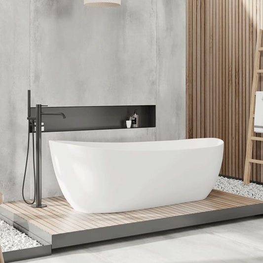 Antique Finish Soaking Modern Bathtub Stand Alone Oval Bath Tub Clearhalo 'Bathroom Remodel & Bathroom Fixtures' 'Bathtubs' 'Home Improvement' 'home_improvement' 'home_improvement_bathtubs' 'Showers & Bathtubs' 1200x1200_6cca8175-5723-4049-9283-dce1297b5c73