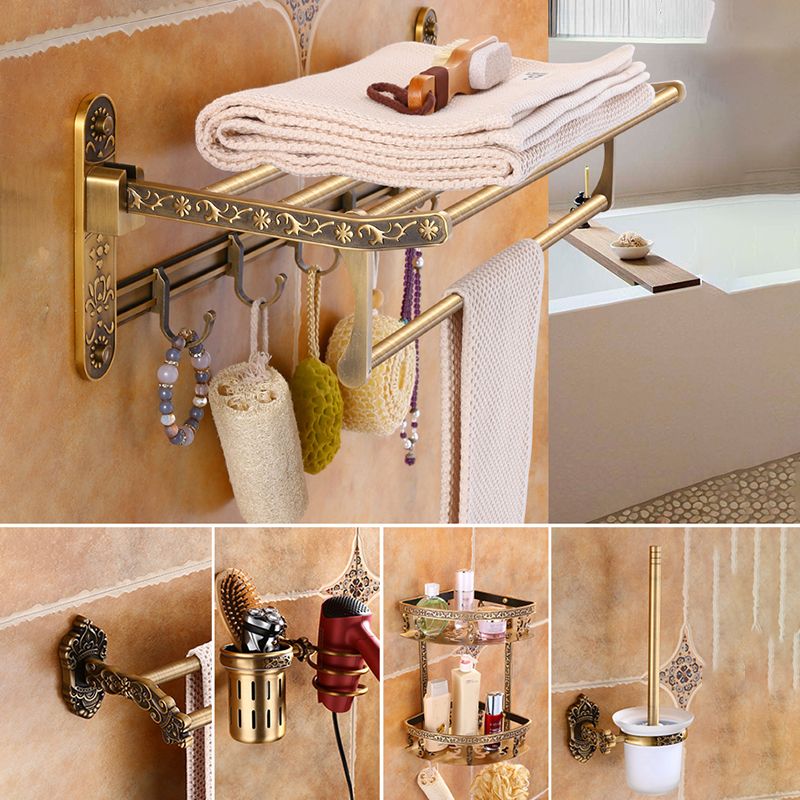 Traditional Metal Bathroom Accessories Hardware Set with Soap Dish Clearhalo 'Bathroom Hardware Sets' 'Bathroom Hardware' 'Bathroom Remodel & Bathroom Fixtures' 'bathroom_hardware_sets' 'Home Improvement' 'home_improvement' 'home_improvement_bathroom_hardware_sets' 1200x1200_6cf4eca0-392f-41de-93ff-f54e28735b81