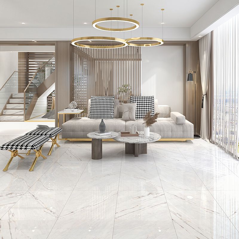 Mirrored Singular Tile Marble Rectangular Modern Floor and Wall Tile Clearhalo 'Floor Tiles & Wall Tiles' 'floor_tiles_wall_tiles' 'Flooring 'Home Improvement' 'home_improvement' 'home_improvement_floor_tiles_wall_tiles' Walls and Ceiling' 1200x1200_6d0880a6-4683-4dea-b688-872c599d5581