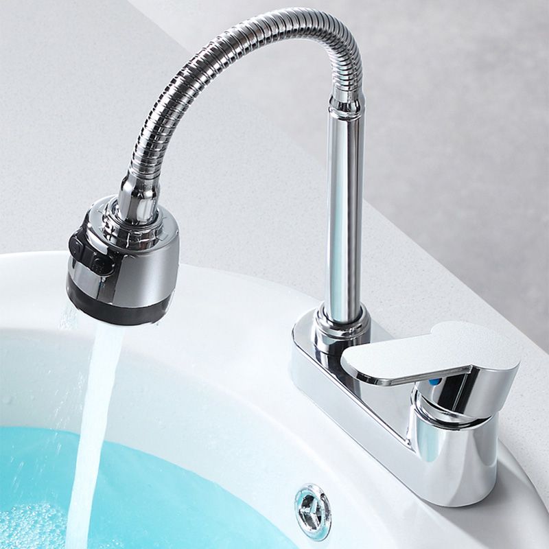 Vessel Sink Bathroom Faucet 2 Hole Faucets Chrome Lever Handle Clearhalo 'bathroom_sink_faucets' 'Conjunta de Baño y Conjunta de Grifo' 'Coronamiento de Baño y Dispositivo de Baño' 'Grifo del lavabo del baño' 'Hogar' 'home_improvement' 'home_improvement_bathroom_sink_faucets' 'Mejoras para el hogar' 1200x1200_6d48d948-ff30-41f5-8d20-082eb570eec7