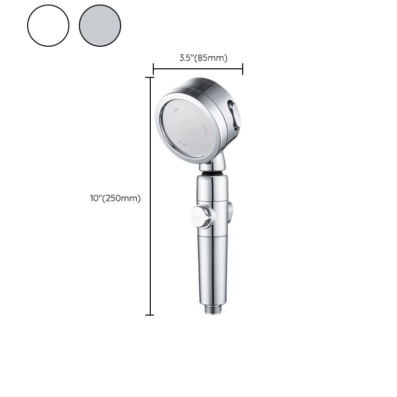 Modern Showerhead Adjustable Spray Pattern Swivel Round Hand Shower Clearhalo 'Bathroom Remodel & Bathroom Fixtures' 'Home Improvement' 'home_improvement' 'home_improvement_shower_heads' 'Shower Heads' 'shower_heads' 'Showers & Bathtubs Plumbing' 'Showers & Bathtubs' 1200x1200_6d525531-426c-4e0d-bb05-5c7416c9b16e