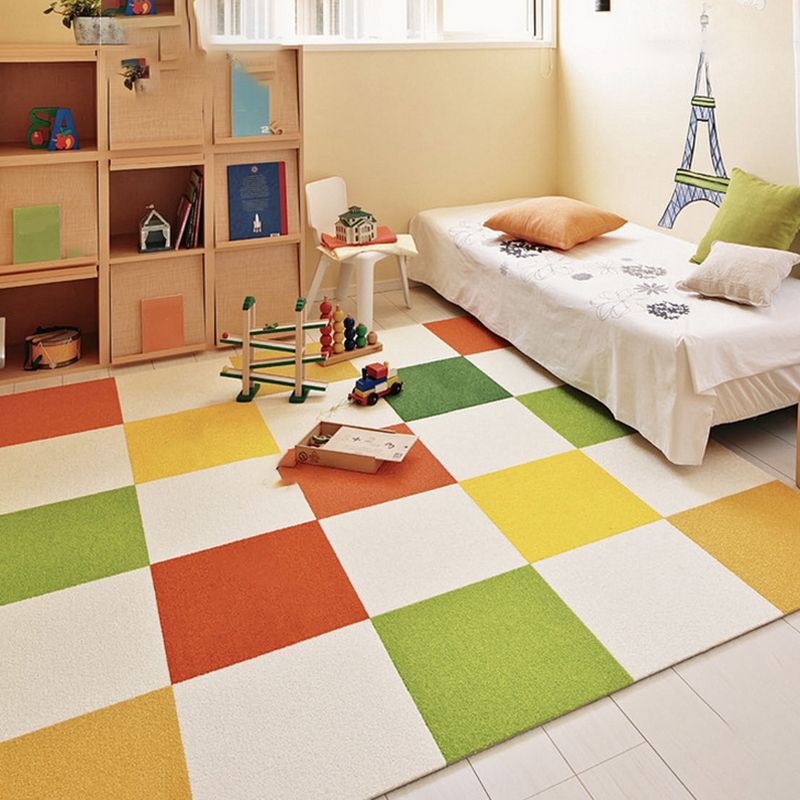 Indoor Carpet Tiles Square Color Block Level Loop Bedroom Carpet Tiles Clearhalo 'Carpet Tiles & Carpet Squares' 'carpet_tiles_carpet_squares' 'Flooring 'Home Improvement' 'home_improvement' 'home_improvement_carpet_tiles_carpet_squares' Walls and Ceiling' 1200x1200_6dbe2e25-3edd-49b5-9cdf-ec49b52ca1ed