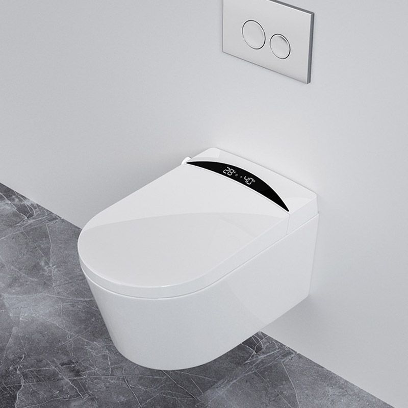 Contemporary 1-Piece Toilet Bowl In-Wall Urine Toilet with Slow Close Seat for Washroom Clearhalo 'Bathroom Remodel & Bathroom Fixtures' 'Home Improvement' 'home_improvement' 'home_improvement_toilets' 'Toilets & Bidets' 'Toilets' 1200x1200_6dbea4fd-4010-4448-8eed-b84d290cad5c