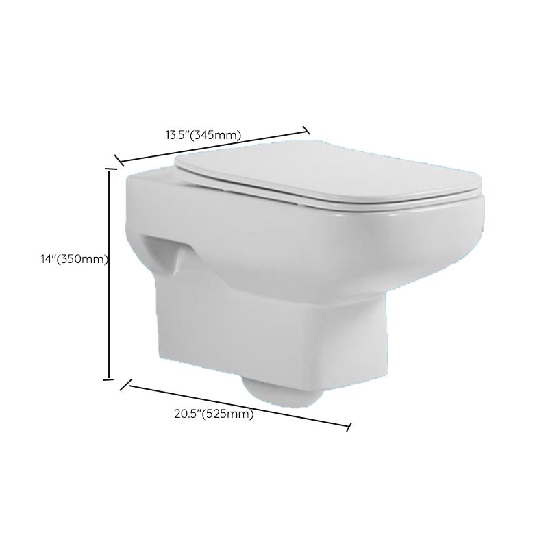 Modern Ceramic Flush Toilet Wall Mount White Urine Toilet for Washroom Clearhalo 'Bathroom Remodel & Bathroom Fixtures' 'Home Improvement' 'home_improvement' 'home_improvement_toilets' 'Toilets & Bidets' 'Toilets' 1200x1200_6e11ba7a-111e-4dd6-9c17-55cd64be7e86