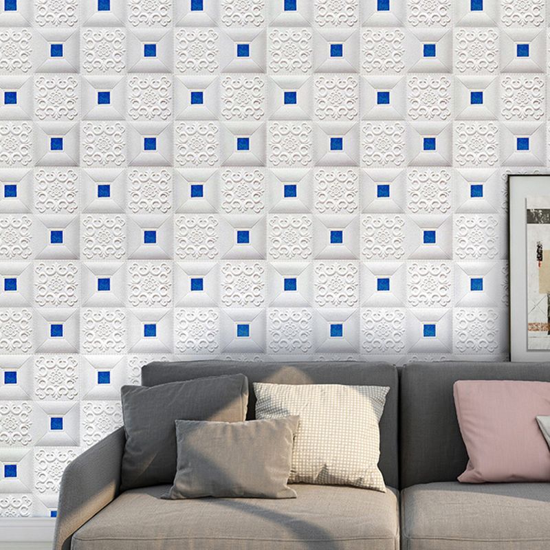 Wall Ceiling Glam Peel and Stick Waterproof Faux Brick Living Room Wall Panel (10-Pack) Clearhalo 'Flooring 'Home Improvement' 'home_improvement' 'home_improvement_wall_paneling' 'Wall Paneling' 'wall_paneling' 'Walls & Ceilings' Walls and Ceiling' 1200x1200_6e1cb510-2c8c-41a9-b378-b7426a7c3325