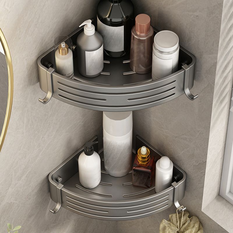 3 Piece Bathroom Accessory Set Contemporary Aluminum Bath Shelf Clearhalo 'Bathroom Hardware Sets' 'Bathroom Hardware' 'Bathroom Remodel & Bathroom Fixtures' 'bathroom_hardware_sets' 'Home Improvement' 'home_improvement' 'home_improvement_bathroom_hardware_sets' 1200x1200_6e9e4d03-3c60-4669-b9a8-84b30d4fbe86