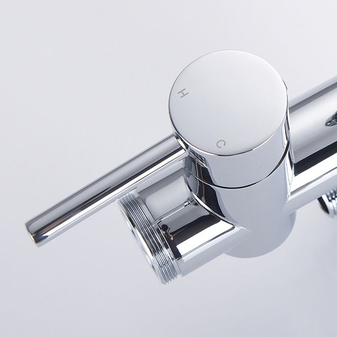 Modern Style Freestanding Bathtub Faucet Brass Floor Mounted Freestanding Faucet Clearhalo 'Bathroom Remodel & Bathroom Fixtures' 'Bathtub Faucets' 'bathtub_faucets' 'Home Improvement' 'home_improvement' 'home_improvement_bathtub_faucets' 1200x1200_6ea9a8b2-a081-4155-b513-a420fec3492e