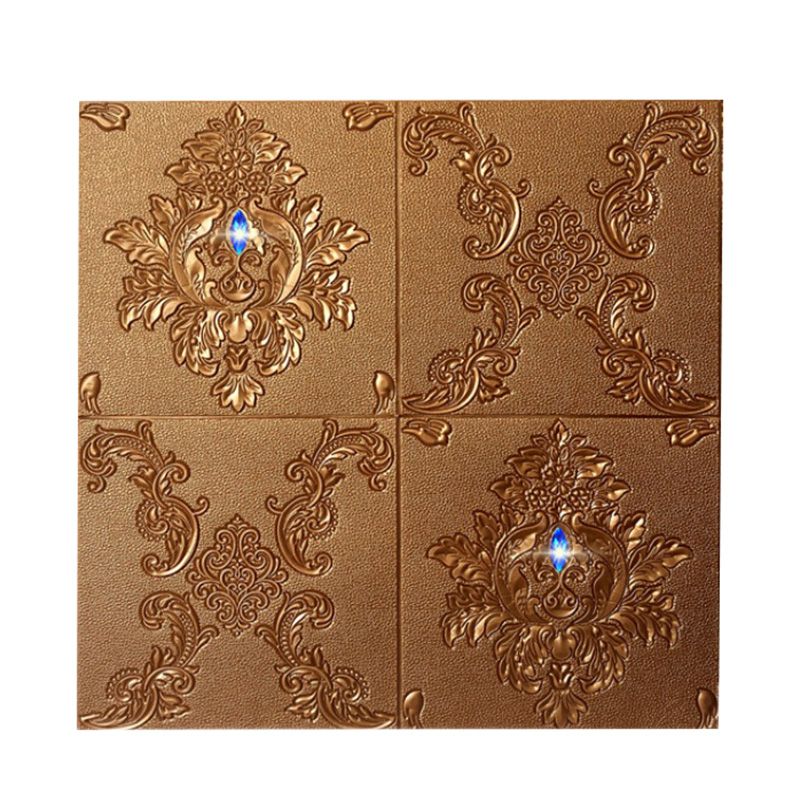 Glam Style Foam Wall Paneling Living Room 3D Embossed Waterproof Wall Paneling Clearhalo 'Flooring 'Home Improvement' 'home_improvement' 'home_improvement_wall_paneling' 'Wall Paneling' 'wall_paneling' 'Walls & Ceilings' Walls and Ceiling' 1200x1200_6edc63c0-cf18-4731-afba-c72ddf37822b