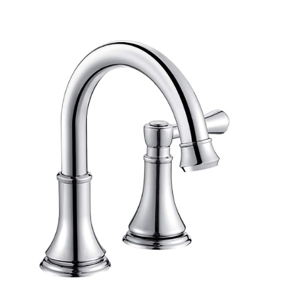 Modern Sink Faucet Widespread Faucet with 2 Handles and 3 Holes Clearhalo 'Bathroom Remodel & Bathroom Fixtures' 'Bathroom Sink Faucets' 'Bathroom Sinks & Faucet Components' 'bathroom_sink_faucets' 'Home Improvement' 'home_improvement' 'home_improvement_bathroom_sink_faucets' 1200x1200_6f1a9f5f-3b0f-4719-9563-586424f47d4b