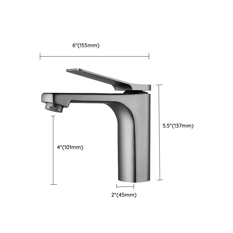 Contemporary Vessel Sink Faucet Lever Handle Low Arc Bathroom Vessel Faucet Clearhalo 'Bathroom Remodel & Bathroom Fixtures' 'Bathroom Sink Faucets' 'Bathroom Sinks & Faucet Components' 'bathroom_sink_faucets' 'Home Improvement' 'home_improvement' 'home_improvement_bathroom_sink_faucets' 1200x1200_6f40159f-7b03-4dc5-9d20-fcc99da69139